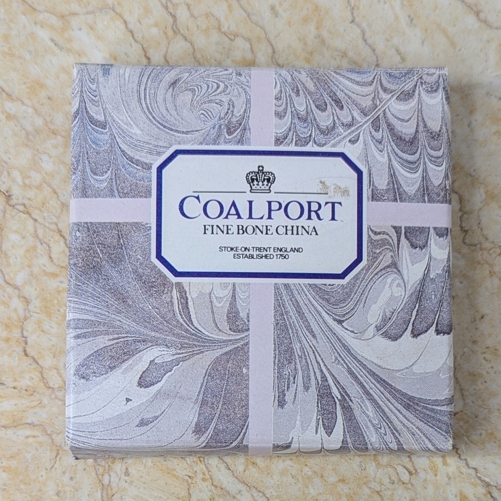 Vintage Coalport Bone China Decanter Rum Tag Label With Chain - Picture 3 of 8